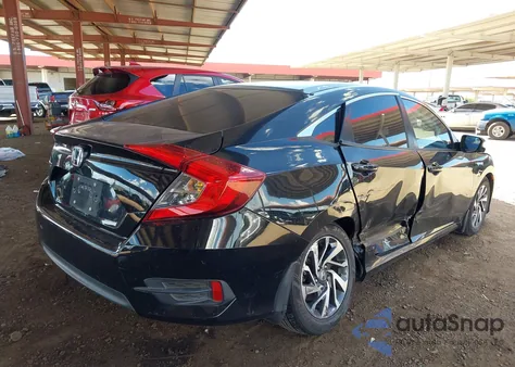 2016 Honda Civic Ex из США, поврежденный, VIN 19XFC2F72GE055150